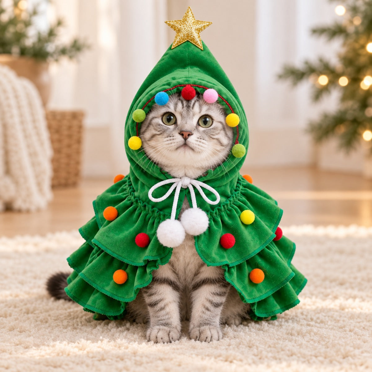 Puppy Christmas™ Christmas Tree Pet Costume for Dogs & Cats