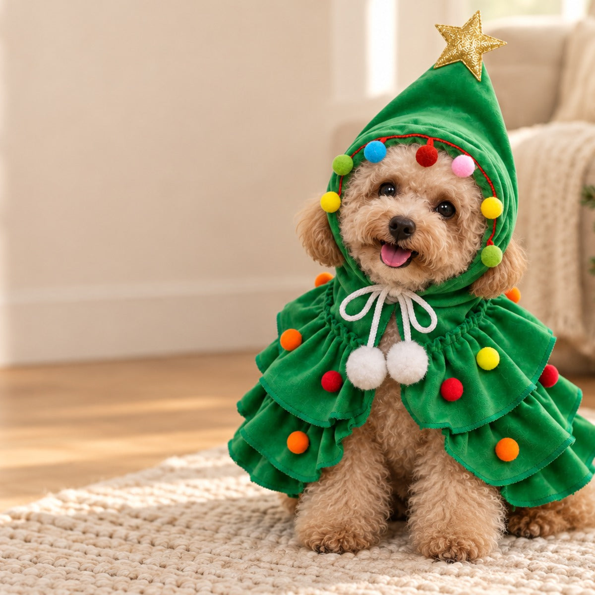 Puppy Christmas™ Christmas Tree Pet Costume for Dogs & Cats